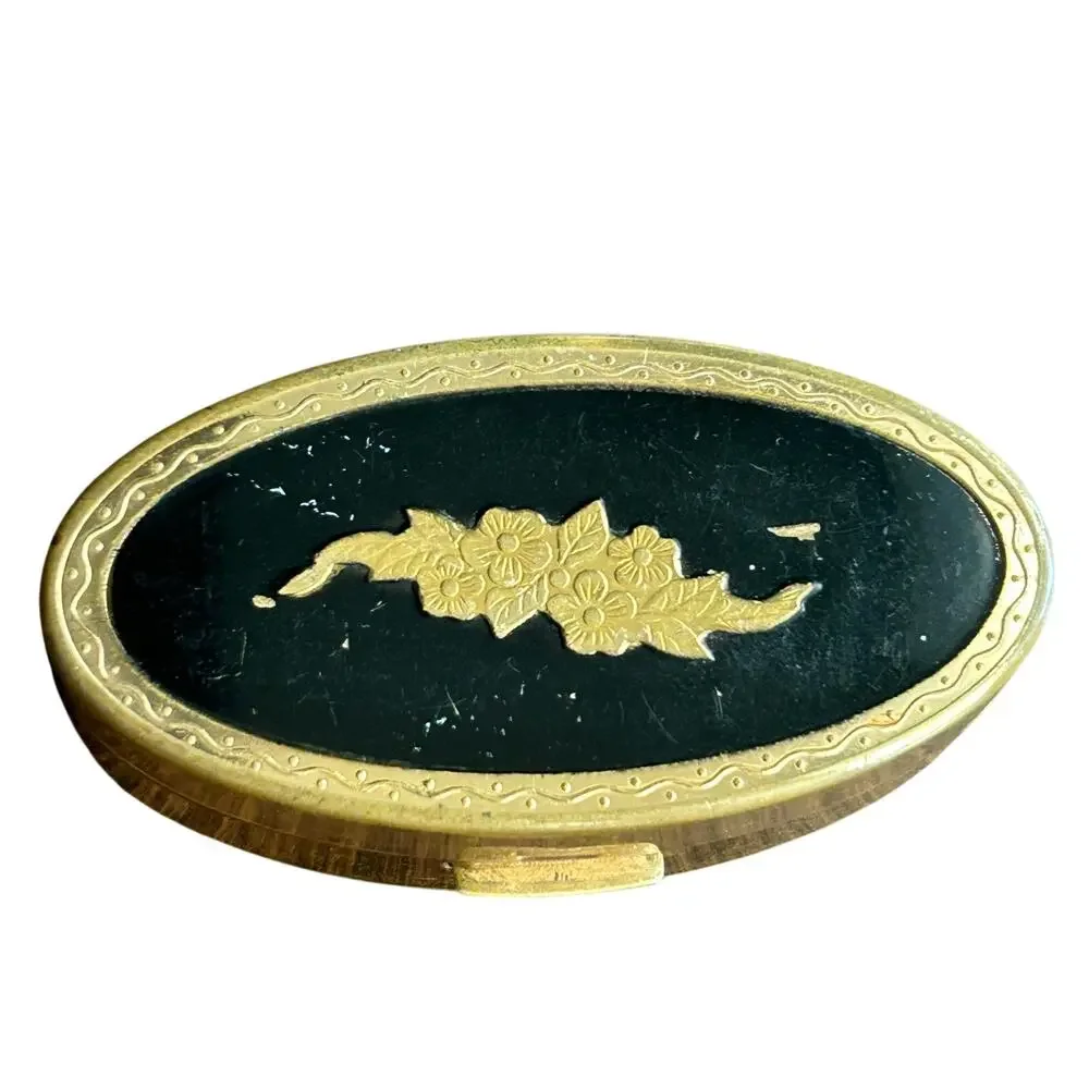 Vintage Max Factor Lipstick Case /W Mirror Compact Made in England